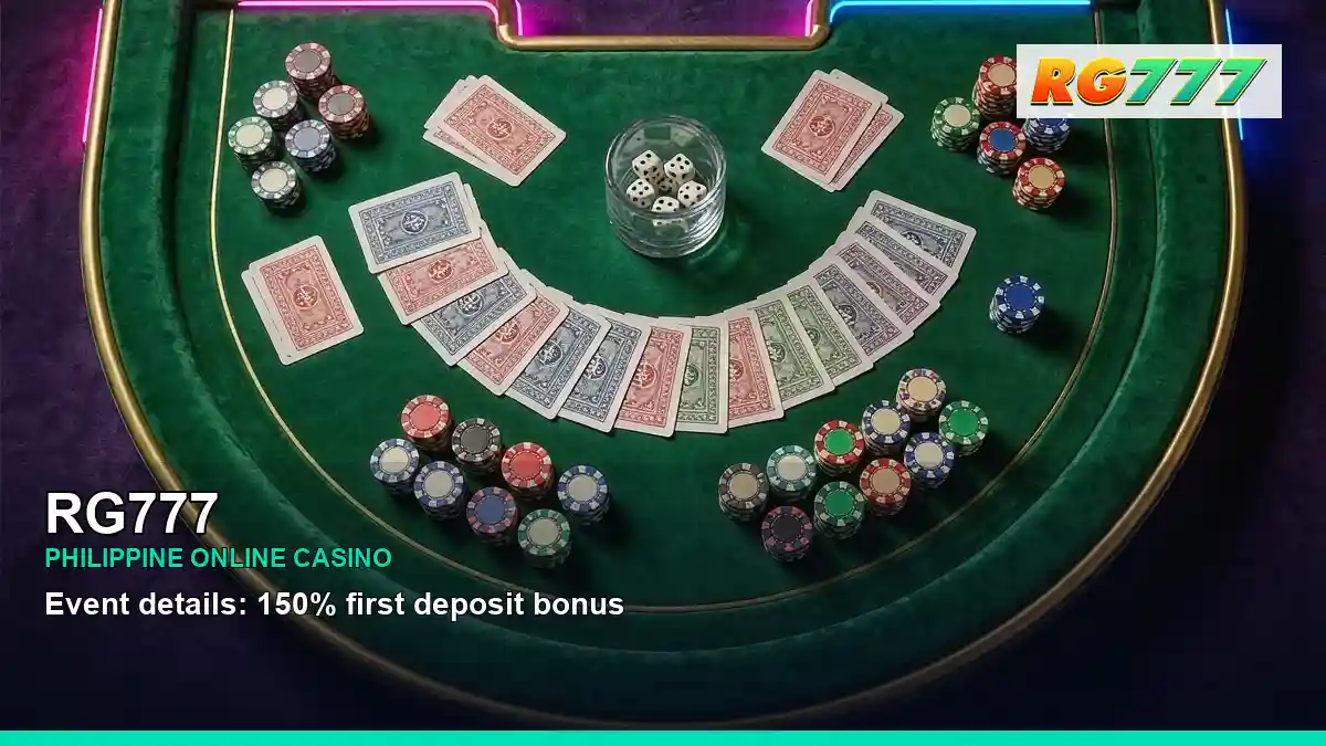 RG777 Philippines casino guide with studio behind scenes live casino table games and an adult Filipina casino host
