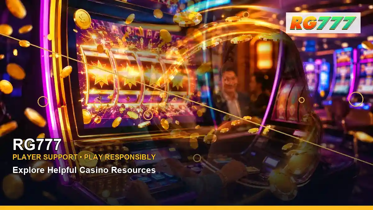 RG777 layered collage lounge VIP casino rewards highlighting mobile-friendly casino play